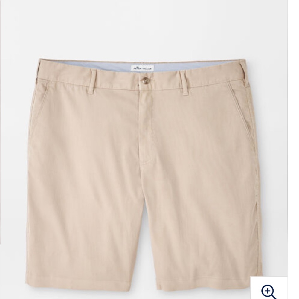 PETER MILLAR PIMA COTTON KHAKI SHORTS